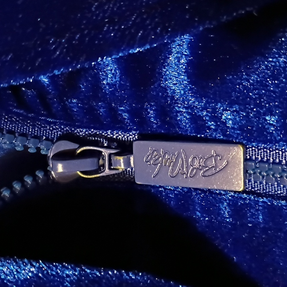Bob Mackie Royal Blue Velvet Jacket - Picture 6 of 6